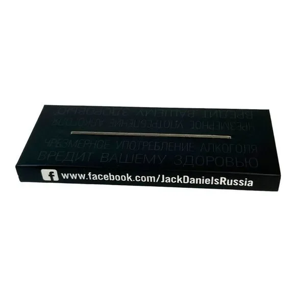 VINTAGE JACK DANIELS Russia OLD NO. 7 TENN. WHISKEY Empty Tissue Napkin Box - Picture 4 of 9